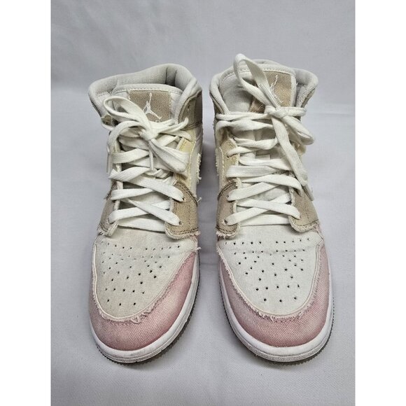 Nike Air Jordan 1 Mid Pastel Grind - Size 5.5 Youth - Picture 2 of 16